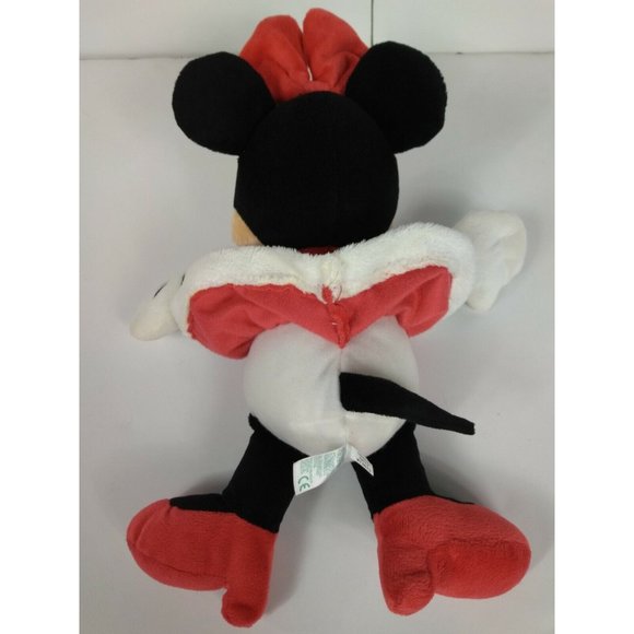 Disney Christmas Mickey Minnie Mouse Mr/Mrs Santa Claus Stuffed Plushie Toy SET - Picture 7 of 12
